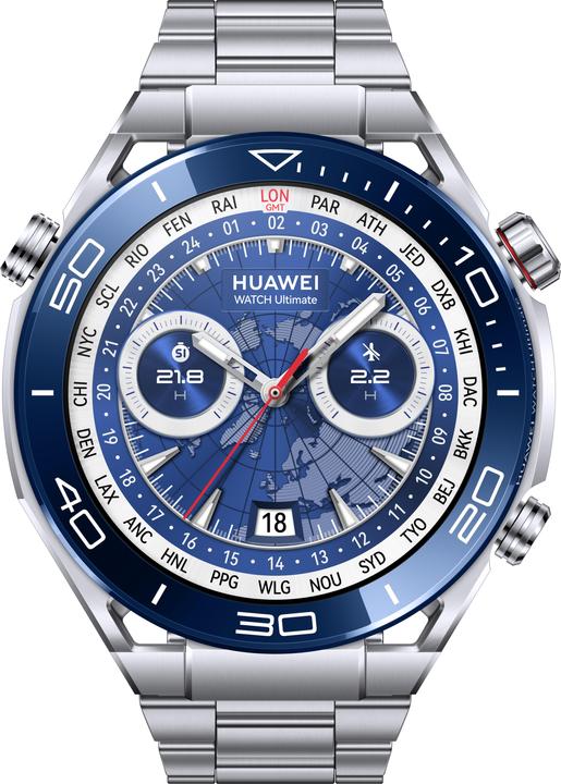 Produktbild Huawei Watch Ultimate Voyage Blue (48.50 mm, nur WLAN)
