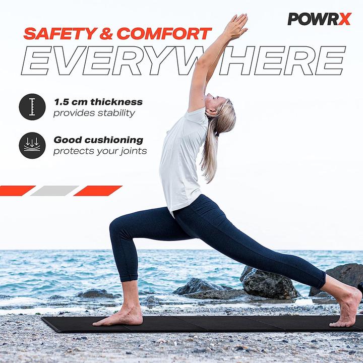 Produktbild Powrx Gymnastikmatte Faltbar (15 mm)