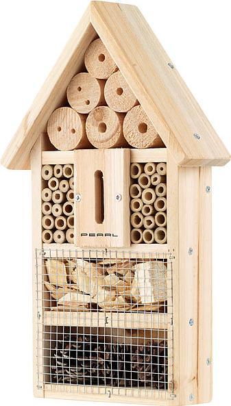 Produktbild Pearl Insektenhotel-Bausatz (Grabwespen, Wildbienen, Florfliegen, Schmetterlinge, Marienkäfer, Biene)