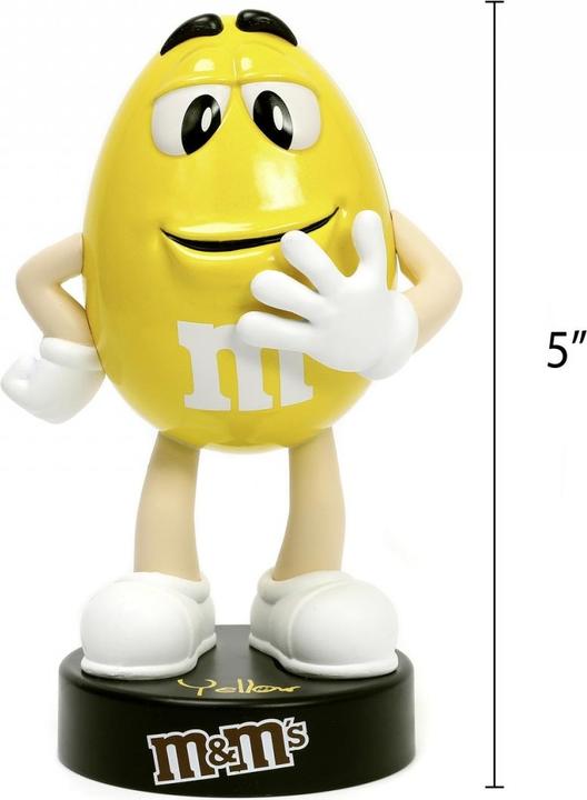 Image du produit Jada M&Ms Yellow Figure 4" (Figure jaune)