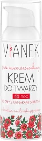 Produktbild Vianek VIANEK Przeciwzmarszczkowy krem do twarzy do cery z oznakami starzenia na noc 50ml (50 ml, Nachtcreme)