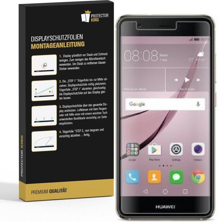 Produktbild Protectorking 2x Panzerfolie Anti-Shock HD Klar (2 Stück, Huawei Nova)