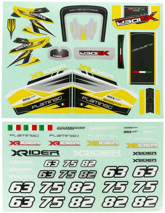 Image du produit X-Rider Aufklebebogen gelb
