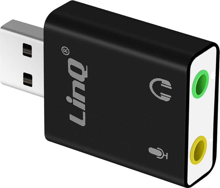 Image du produit LinQ Carte son externe USB 3.5mm jack (USB 2.0)