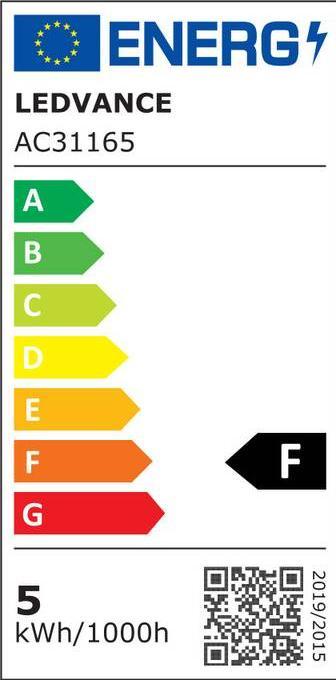 Energie-Label Osram Led Star Classic P (E27, 40 W, 470 lm, 1 x, F)
