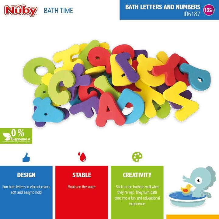 Image du produit Nuby Lettres de bain