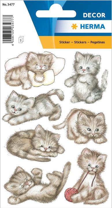 Actual product image HERMA Sticker cats