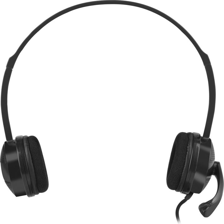 Actual product image Genesis NATEC NSL-1295 Natec HEADSET CANARY WITH MICROPHONE BLACK (Cable)