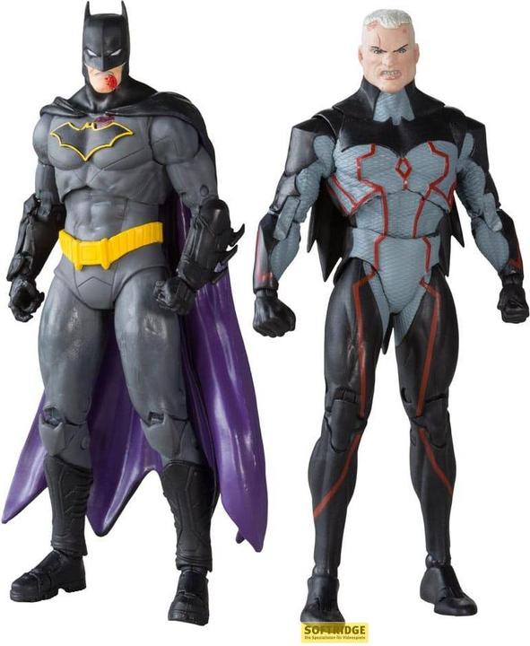 Actual product image McFarlane DC Collector Action Figures 2-Pack Omega (Unmasked) & Batman (Bloody)(Gold Label) 18 cm