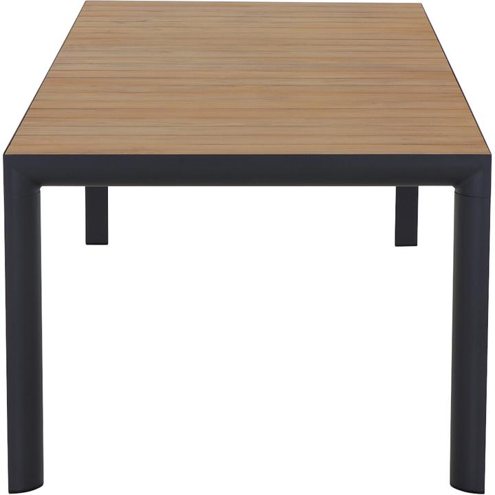 Actual product image Siena Garden Silva Dining Tisch 220x100cm matt anthrazit / Teak FSC (220 cm)