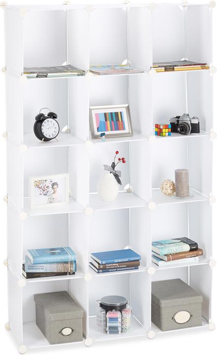Immagine prodotto Relaxdays Scaffale a incastro con 15 scomparti