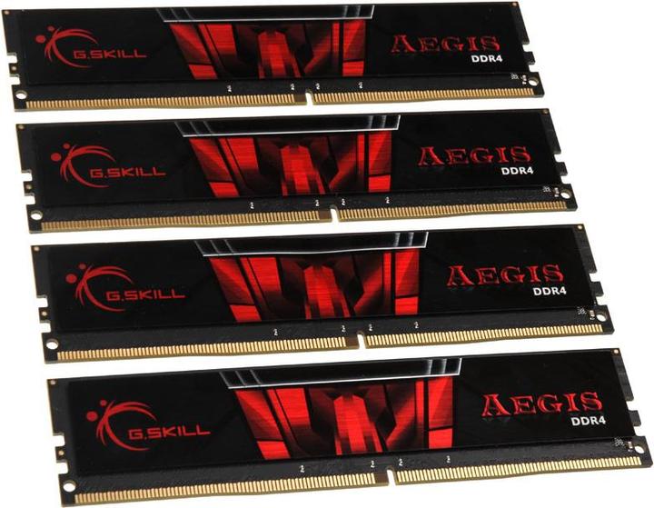 Produktbild G.Skill Aegis (4 x 16GB, 2400 MHz, DDR4-RAM, DIMM)