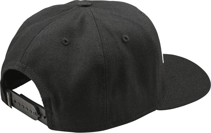 Actual product image Troy Lee Designs Curved Snapback Cap, Signature, black, one size (One size)