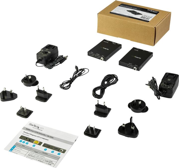 Produktbild StarTech .com HDMI über CAT6-Extender-Set (Video Switch, Audio Switch)