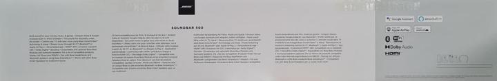 Image du produit Bose Soundbar 500