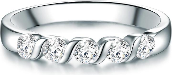 Trilani Damen Sterling Silber Zirkonia silber - 11982