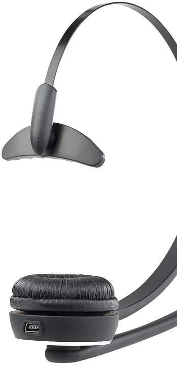 Produktbild Callstel Profi-Mono-Headset mit Bluetooth, Geräuschunterdrückung, 15-Std.-Akku (Kabellos)