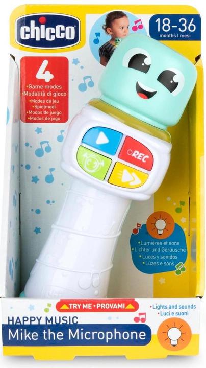 Image du produit Chicco Mike The Microphone (Anglais, Espagnol, Allemand, Italien, Français, Portugais, Chinois)