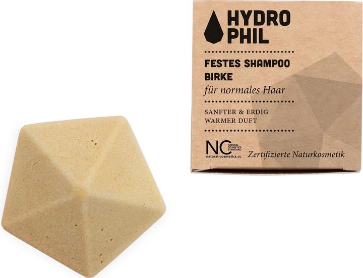 Hydrophil Festes Shampoo Birke für normales Haar (Festes Shampoo)