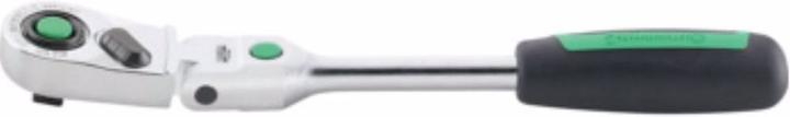 Stahlwille Articulated ratchet QuickRelease 170 mm 1/4 80 Z with 2-component handle (1/4")