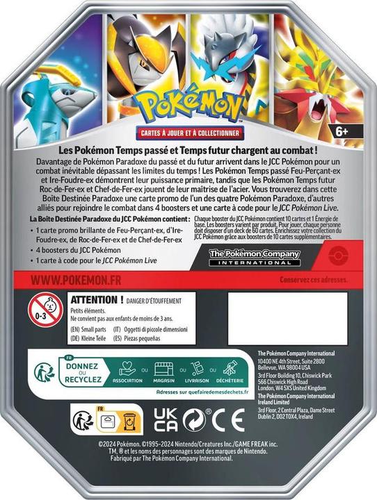 Produktbild Asmodée JCC Pokébox Schicksal Paradox Zufällig (Französisch, Booster Pack)