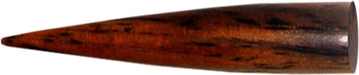 Star Piercing Expander aus Narra Holz (Organisch)