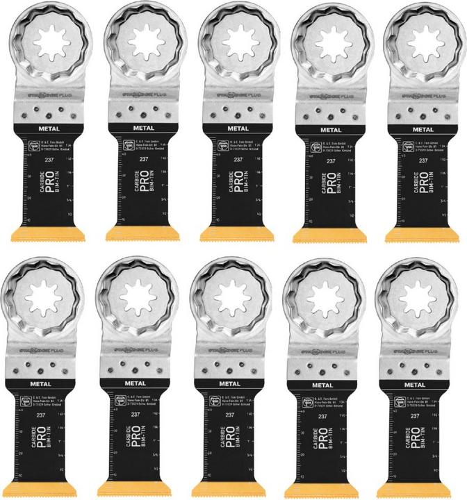 Actual product image Fein E-Cut CarbidePro saw blade StarlockPlus 60x32mm 10 pieces ( 63502237240 )