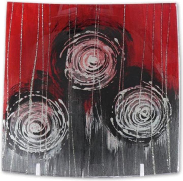 Produktbild Seyko Geschenke 550341 - Glasplatte "Algion" Viereck, 16cm