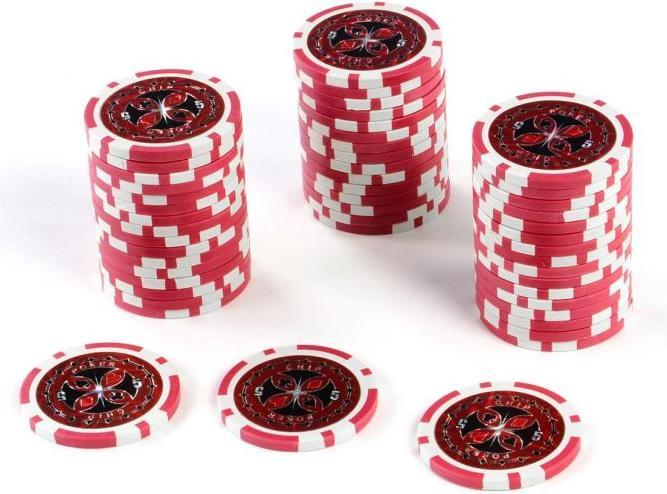 Actual product image Ultimate Poker 25 Chips value 5 (laser chip)