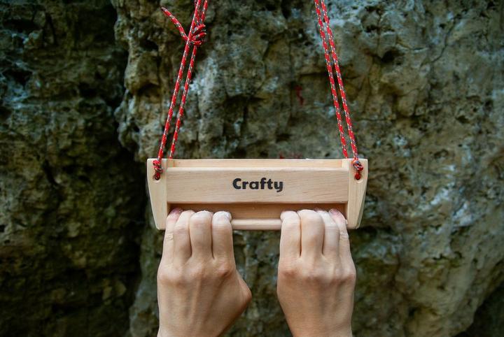 Immagine prodotto Crafty Climbing Hangboard Ruby, tavola da allenamento