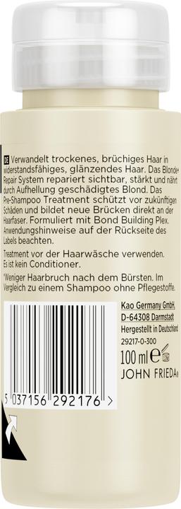Image du produit John Frieda Traitement pré-shampooing BLONDE+ 100ml (100 ml)