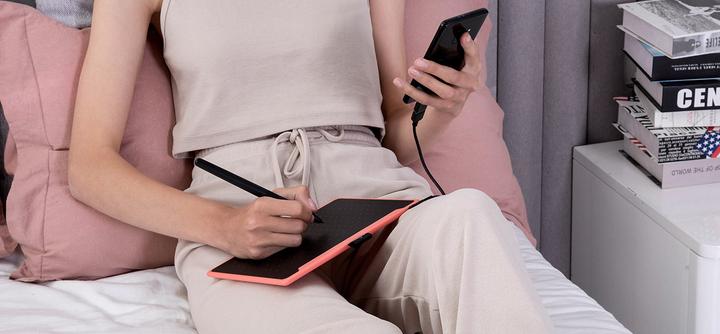 Produktbild Huion RTS-300 Graphics Tablet Pink (5080 lpi)