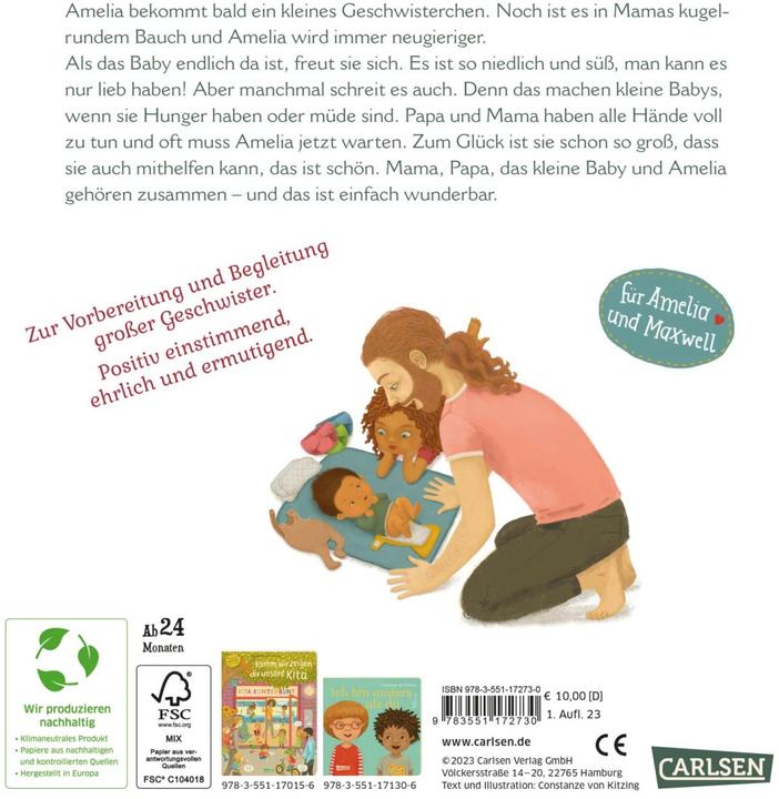 Produktbild Jetzt ist unser kleines Baby da (Deutsch)