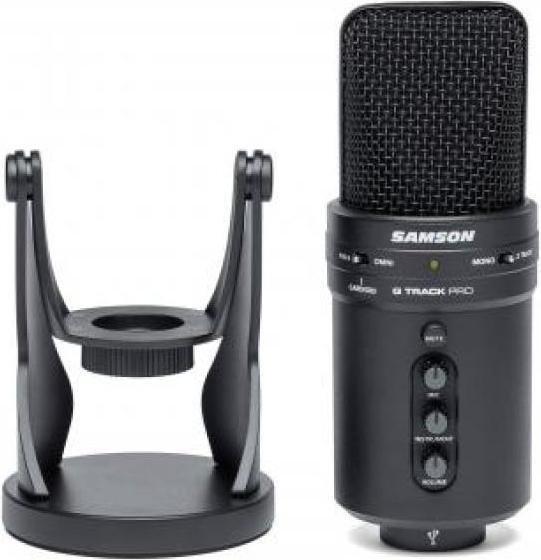 Produktbild Samson G-Track Pro mit SP04 Spinne Schwarz mit Stativ