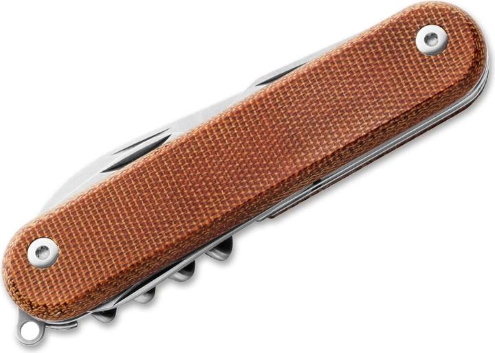 Actual product image MKM Malga 6 MagnaCut Micarta Natural
