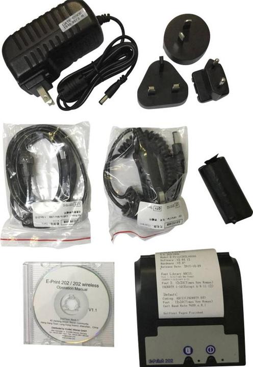 Actual product image Honeywell Mini thermal printer EPrint 202 for the alcohol tester EnviteC Plus