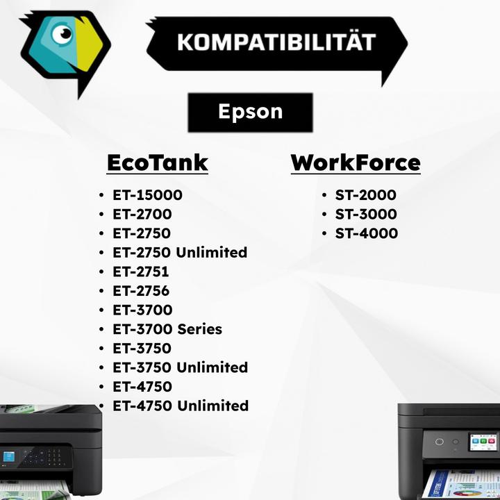 Image du produit Inkadoo Cartouches d'impression compatibles avec Epson C13T03R440 / 102 Cartouche d'encre, jaune Jaune (Y)