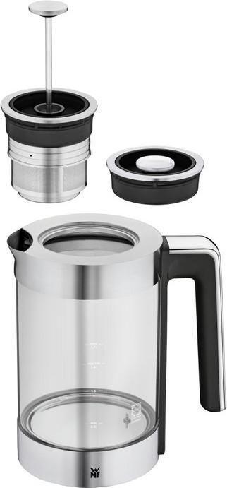 Actual product image WMF Glass Kettle with Temperature Selection 1,7l Tea Strainer Keep Warm Function Lono 3000W (1.70 l)