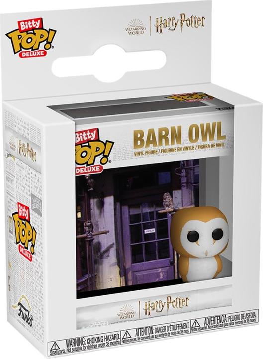 Actual product image Funko Harry Potter Bitty POP. Deluxe Vinyl Figures Barn Owl(Owl Emporium) Display (12) 2,5 cm