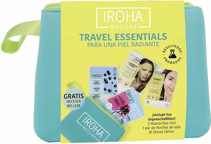 Actual product image Iroha Nature Nature Travel Set Moisturizing Face Mask Eye Patches Anti-Fatigue Mask Aftersun Mask All Skin