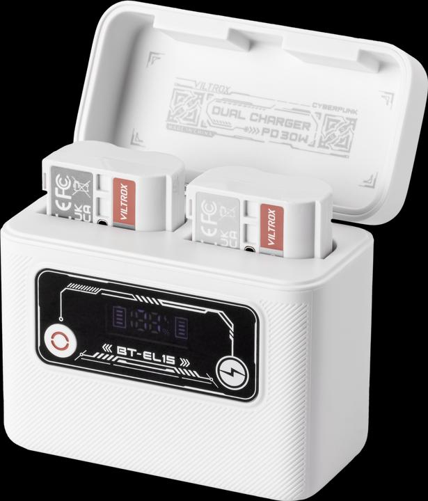 Image du produit Viltrox Camera Battery Charging Case Power Bank for Nikon EN EL15 (5500 mAh)