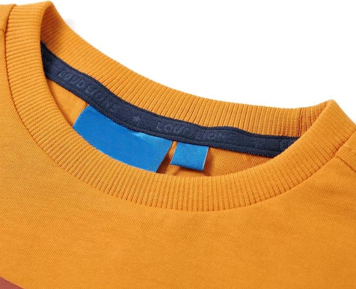 Immagine prodotto VidaXL Camicia da bambino a maniche lunghe ocra 92,Materiale: 100 % cotone,Colore (92)