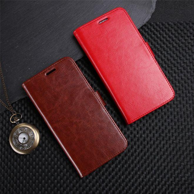Produktbild MU Classic Crazy Horse Leder Hülle (Huawei Y6 Pro (2017))