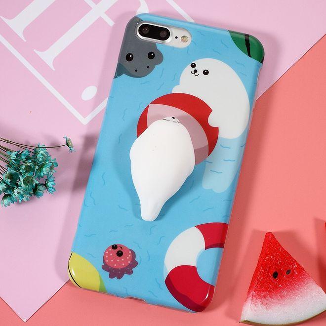 Produktbild MU Style 3D Soft Squishy TPU Hülle (Apple iPhone 8 Plus, Apple iPhone 7 Plus)