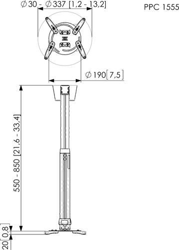 Produktbild Vogels Ppc-1555 (Decke)
