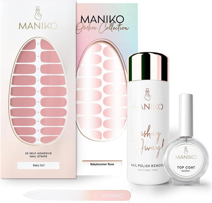 Produktbild Maniko Nails Nagelfolie Set, Rose BB / Baby Girl