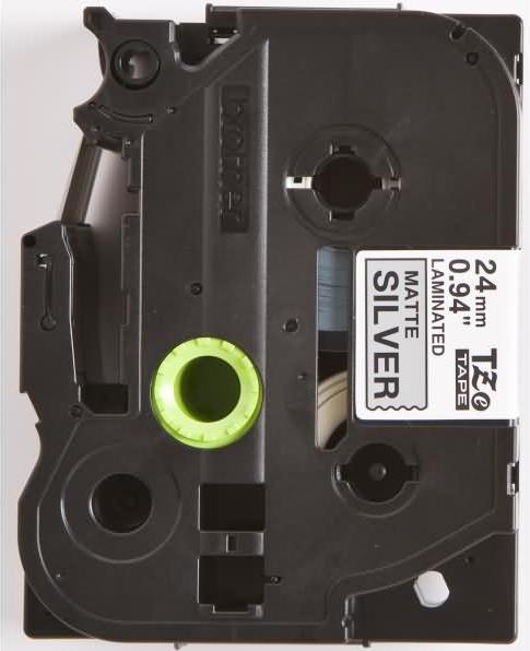 Actual product image Brother Tze-M951 (2.40 cm, Black, Silver)