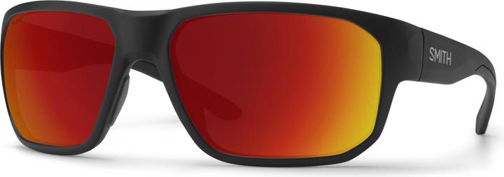 Matte Black, polarized red mirror