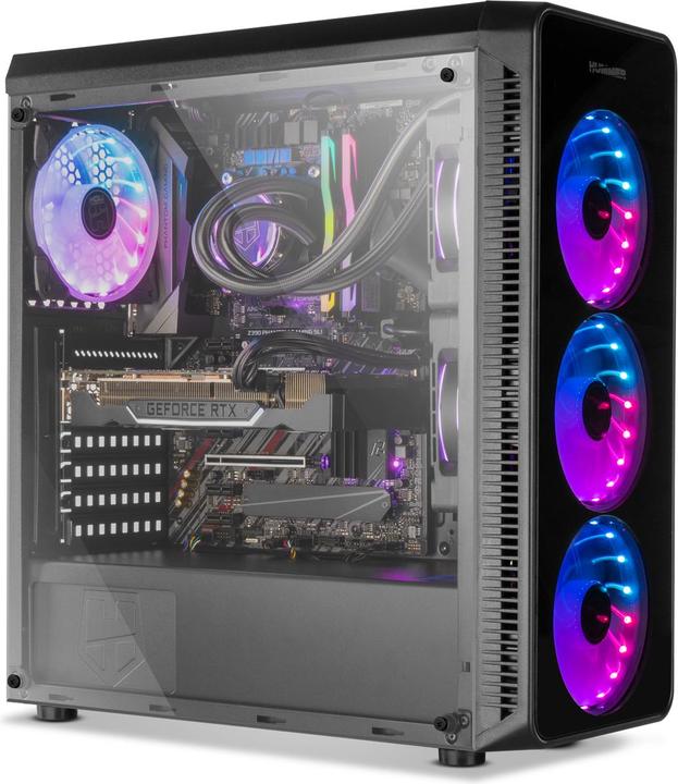 Actual product image Nox ATX TOWER HUMMER TGM RAINBOW RGB - Tower (mATX, Mini-ITX, ATX)