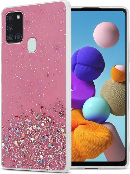 Image du produit Cadorabo Couverture TPU paillettes scintillantes (Samsung Galaxy A21s)